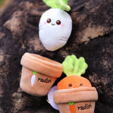 Maxbell Carrot Plush Toy Keychain Birthday Gifts Stuffed Doll Gift Children Toy white