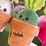 Maxbell Carrot Plush Toy Keychain Birthday Gifts Stuffed Doll Gift Children Toy green