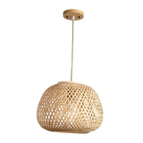 Maxbell Hand Woven Pendant Lamp Hanging Light Fixture for Dining Room Home Decor