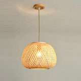 Maxbell Hand Woven Pendant Lamp Hanging Light Fixture for Dining Room Home Decor