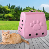 Maxbell Cat Backpack Carrier Carrying Bag Portable for Outdoor Hiking for Small Dogs pink