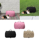 Maxbell Cat Carrier Bag with Breathable Holes Durable for Cats Puppy Walking Pink
