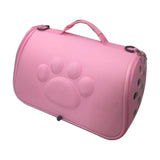 Maxbell Cat Carrier Bag with Breathable Holes Durable for Cats Puppy Walking Pink
