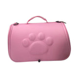 Maxbell Cat Carrier Bag with Breathable Holes Durable for Cats Puppy Walking Pink