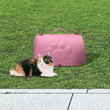 Maxbell Cat Carrier Bag with Breathable Holes Durable for Cats Puppy Walking Pink
