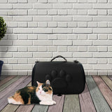 Maxbell Cat Carrier Bag with Breathable Holes Durable for Cats Puppy Walking Black
