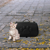 Maxbell Cat Carrier Bag with Breathable Holes Durable for Cats Puppy Walking Black