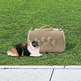Maxbell Cat Carrier Bag with Breathable Holes Durable for Cats Puppy Walking Aureate
