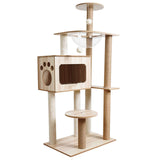 Maxbell Multi Level Cat Tree Towers Scratch Posts Climbing Stand Lounge Ladder