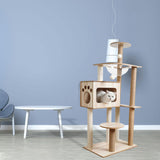 Maxbell Multi Level Cat Tree Towers Scratch Posts Climbing Stand Lounge Ladder