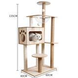 Maxbell Multi Level Cat Tree Towers Scratch Posts Climbing Stand Lounge Ladder