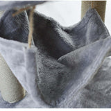 Maxbell Multi Layer Cat Condo Hammock Bed Cat House Cat Climbing Tree for Rest Play Grey