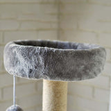 Maxbell Multi Layer Cat Condo Hammock Bed Cat House Cat Climbing Tree for Rest Play Grey