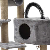 Maxbell Multi Layer Cat Condo Hammock Bed Cat House Cat Climbing Tree for Rest Play Light Grey