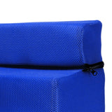 Maxbell Pet Dog Stairs Ladder Ramp Puppy Washable Removable 3 Steps for Sofa Indoor Dark Blue