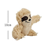 Maxbell Cute Puzzle Dog Toy Squeaky Stuffed Interactive for puppy Toys Small Sloth