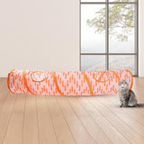 Maxbell Cat Funny Tunnel Interactive toy Playing Tube Small Animals Rat Two Channels 120cm
