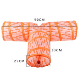 Maxbell Cat Funny Tunnel Interactive toy Playing Tube Small Animals Rat Three Channels