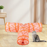Maxbell Cat Funny Tunnel Interactive toy Playing Tube Small Animals Rat Three Channels