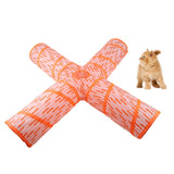 Maxbell Large Cat Tunnel Collapsible Tubes Kitty Tunnel Exercise Hanging Toy