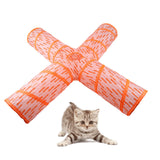 Maxbell Large Cat Tunnel Collapsible Tubes Kitty Tunnel Exercise Hanging Toy