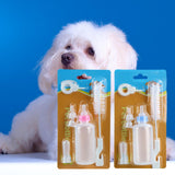 Maxbell Lamb Milk Bottle Puppy Feeder Care Pet Feeder Bottle Kit for Farm Accs Pink
