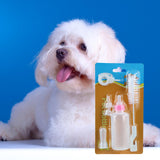 Maxbell Lamb Milk Bottle Puppy Feeder Care Pet Feeder Bottle Kit for Farm Accs Pink