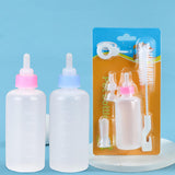 Maxbell Lamb Milk Bottle Puppy Feeder Care Pet Feeder Bottle Kit for Farm Accs Blue