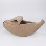 Maxbell Banana Cats Bed House Lovely Pet Supplies Warm for Kittens Dogs Bed Brown