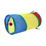 Maxbell Cat Tunnel Pet Tubes with Ball Play Tent for Rabbit Indoor Cats Pet Supplies