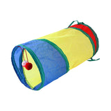 Maxbell Cat Tunnel Pet Tubes with Ball Play Tent for Rabbit Indoor Cats Pet Supplies