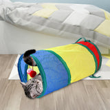 Maxbell Cat Tunnel Pet Tubes with Ball Play Tent for Rabbit Indoor Cats Pet Supplies