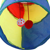 Maxbell Cat Tunnel Pet Tubes with Ball Play Tent for Rabbit Indoor Cats Pet Supplies
