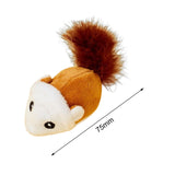 Maxbell Automatic Steering Plush Toys Electric Mice Mouse Durable Funny Cat Toy yellow