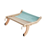 Maxbell Cat Window Perch Lounge Mount Hammock Adjustable Seat for No Suction Cup Gray Blue