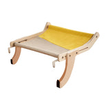 Maxbell Cat Window Perch Lounge Mount Hammock Adjustable Seat for No Suction Cup Gray Yellow