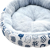 Maxbell cat Dog Bed Kitten Hut 45cm Round Plush for Indoor Cats Small Pets White Cat