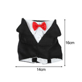 Maxbell Birds Clothes Budgie Anniversary Birthday Photo Prop Parrots Suit Uniform S 14x16x8cm