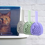 Maxbell Cat Litter Dustpan Pet Litter Scooper Indoor Sand Sifting Pet Cleaning Tool White