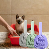 Maxbell Cat Litter Dustpan Pet Litter Scooper Indoor Sand Sifting Pet Cleaning Tool White