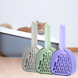 Maxbell Cat Litter Dustpan Pet Litter Scooper Indoor Sand Sifting Pet Cleaning Tool White