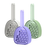 Maxbell Cat Litter Dustpan Pet Litter Scooper Indoor Sand Sifting Pet Cleaning Tool White