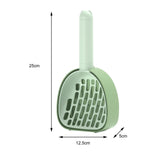 Maxbell Cat Litter Dustpan Pet Litter Scooper Indoor Sand Sifting Pet Cleaning Tool Green