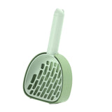 Maxbell Cat Litter Dustpan Pet Litter Scooper Indoor Sand Sifting Pet Cleaning Tool Green