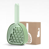 Maxbell Cat Litter Dustpan Pet Litter Scooper Indoor Sand Sifting Pet Cleaning Tool Green