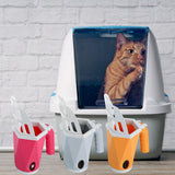 Maxbell Cat Litter Scoop Litter Scooper Self Cleaning Sandbox Cat Litter Box Shovel Yellow