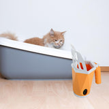 Maxbell Cat Litter Scoop Litter Scooper Self Cleaning Sandbox Cat Litter Box Shovel Yellow