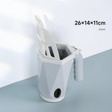 Maxbell Cat Litter Scoop Litter Scooper Self Cleaning Sandbox Cat Litter Box Shovel Gray