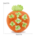 Maxbell Carrot Plush Toy Accessories Pet Supplies Crafts Interactive Toys for Puppy