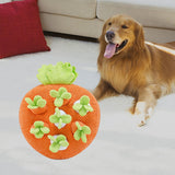 Maxbell Carrot Plush Toy Accessories Pet Supplies Crafts Interactive Toys for Puppy